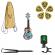 Pack de Ukelele y accesorios Ortega Keiki K2-SR