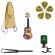 Pack de Ukelele y accesorios Ortega Keiki K2-68