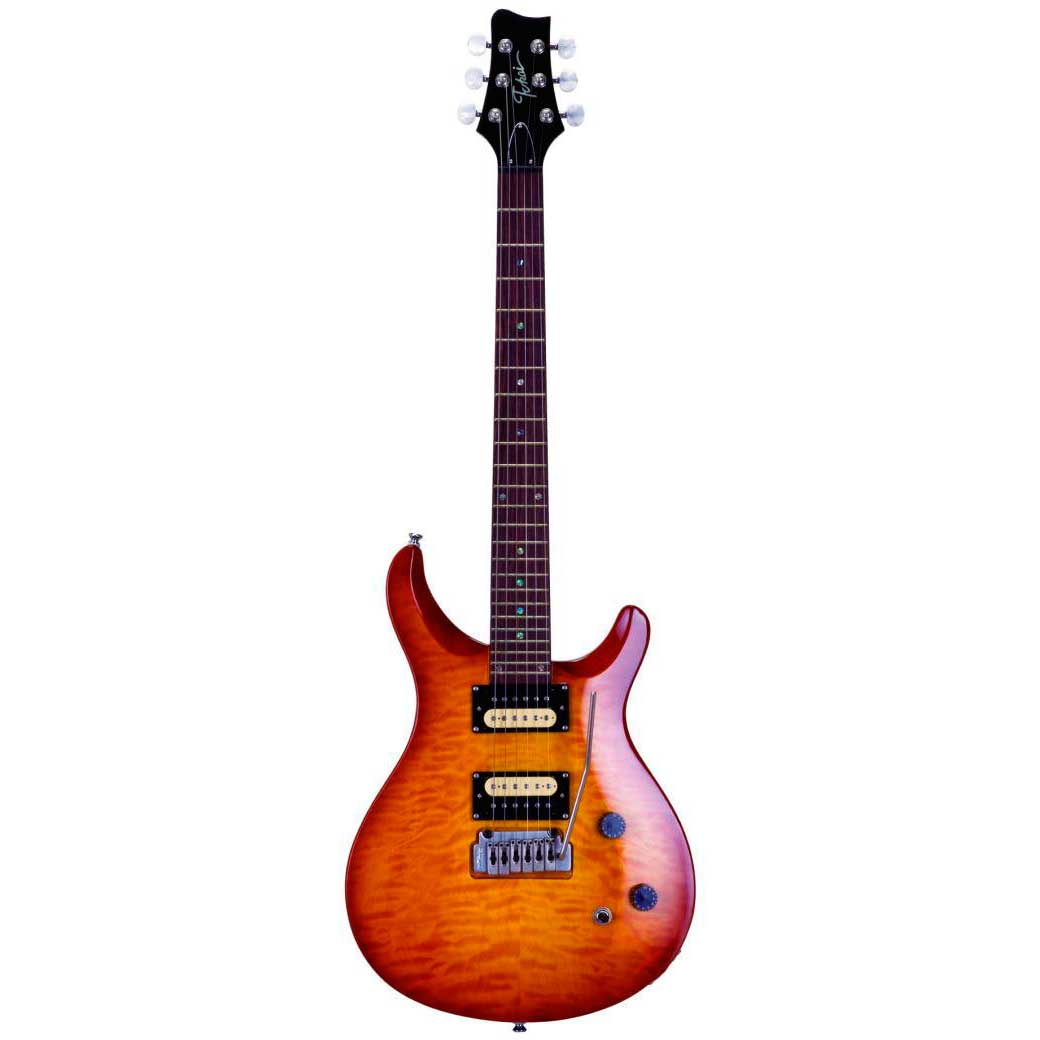 Guitarra eléctrica doble cutaway Tokai LG68Q VF