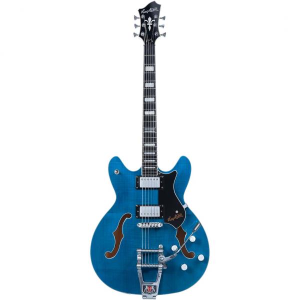 Hagstrom Tremar Viking Deluxe Flamed Cloudy Seas