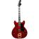 Guitarra eléctrica semicaja Hagstrom Viking 67' Wild Cherry Transparent