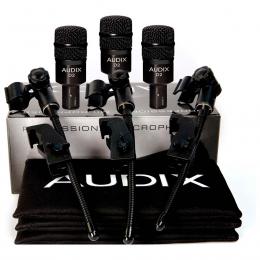 Kit micrófonos dinámicos hipercardioides Audix D2 Trio