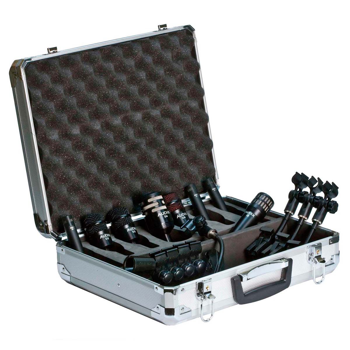 Kit micrófonos para batería Audix DP8 Elite Drumcase