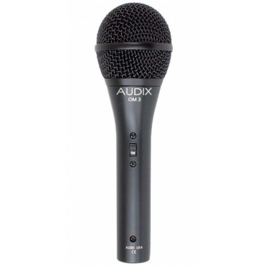 Micrófono dinámico con interruptor Audix OM3S