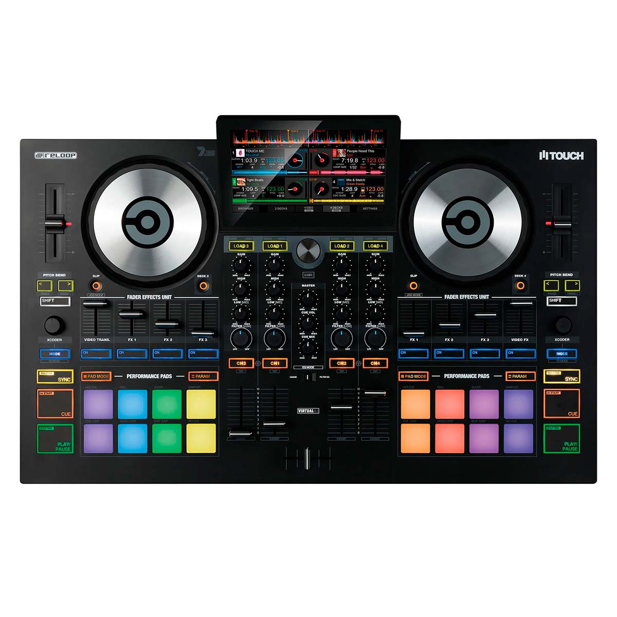 Controlador DJ Reloop Beatmix 2 MK2 negro de 2 canales RELOOP