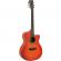 Guitarra acústica electrificada Oqan QGA-102 CE RD