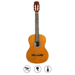 Guitarra clásica y accesorios Oqan QGC-25 Classic Pack