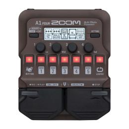 Pedal multiefectos guitarra acústica Zoom A1 Four