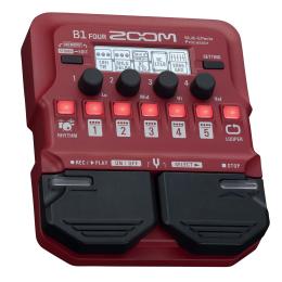Pedal multiefectos para bajo Zoom B1 Four