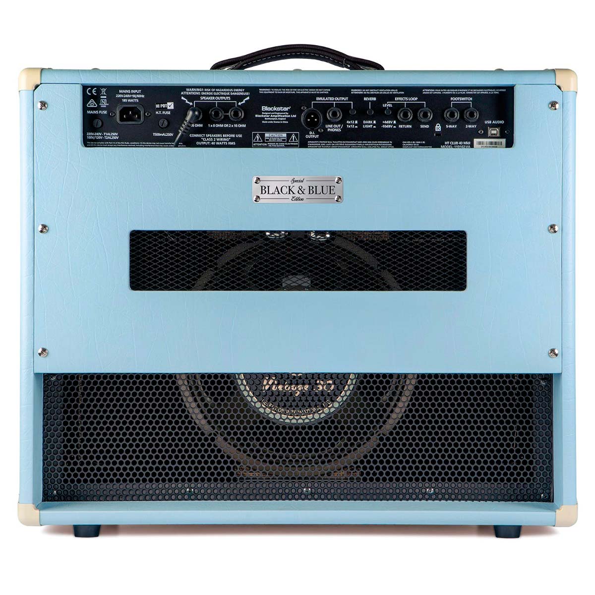 Blackstar HT Club 40 MkII Black \u0026 Blue - Amplificador guitarra