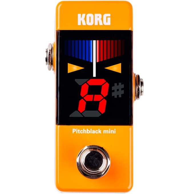 Afinador pedal Korg Pitchblack Mini OR