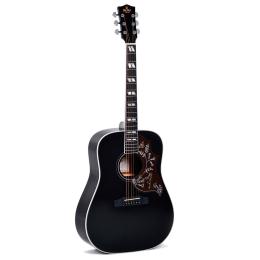 Guitarra acústica electrificada Sigma DM-SG5-BK