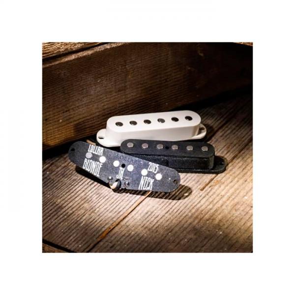 Lollar Pickups Strat Blonde Flat Pole Parchment