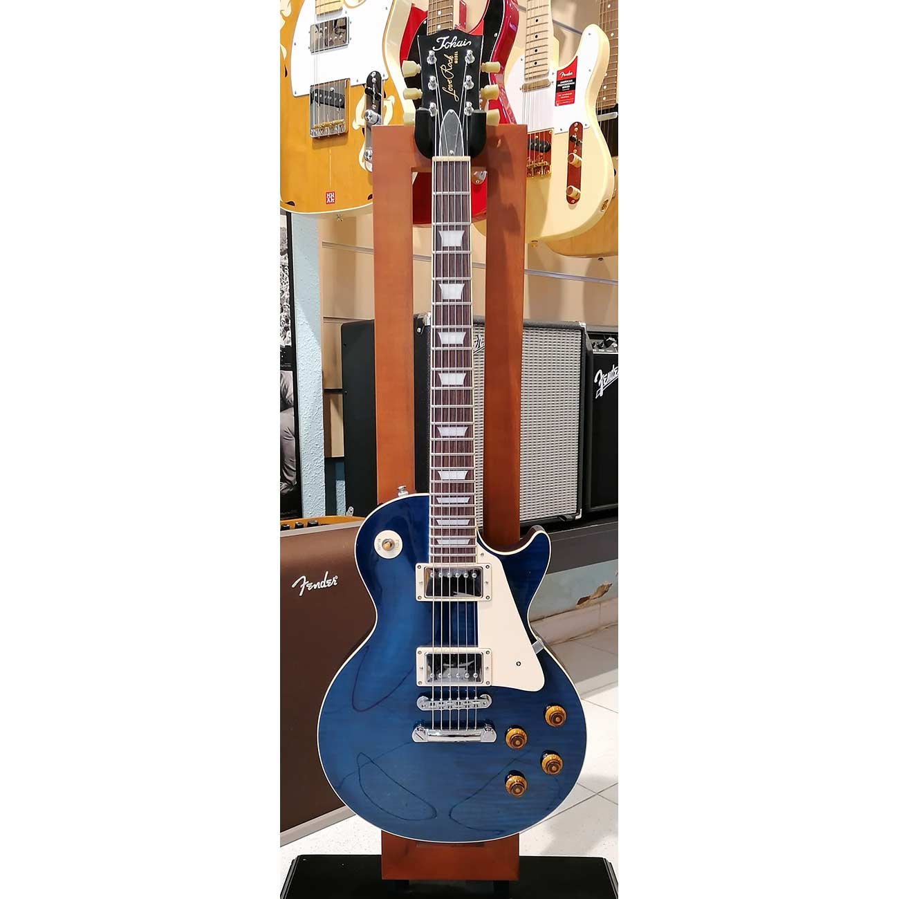 Guitarra Les Paul standard Tokai LS136F IB