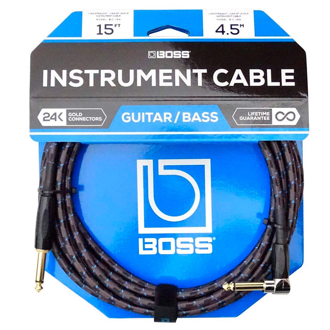Cable jack para instrumento Boss BIC-15A