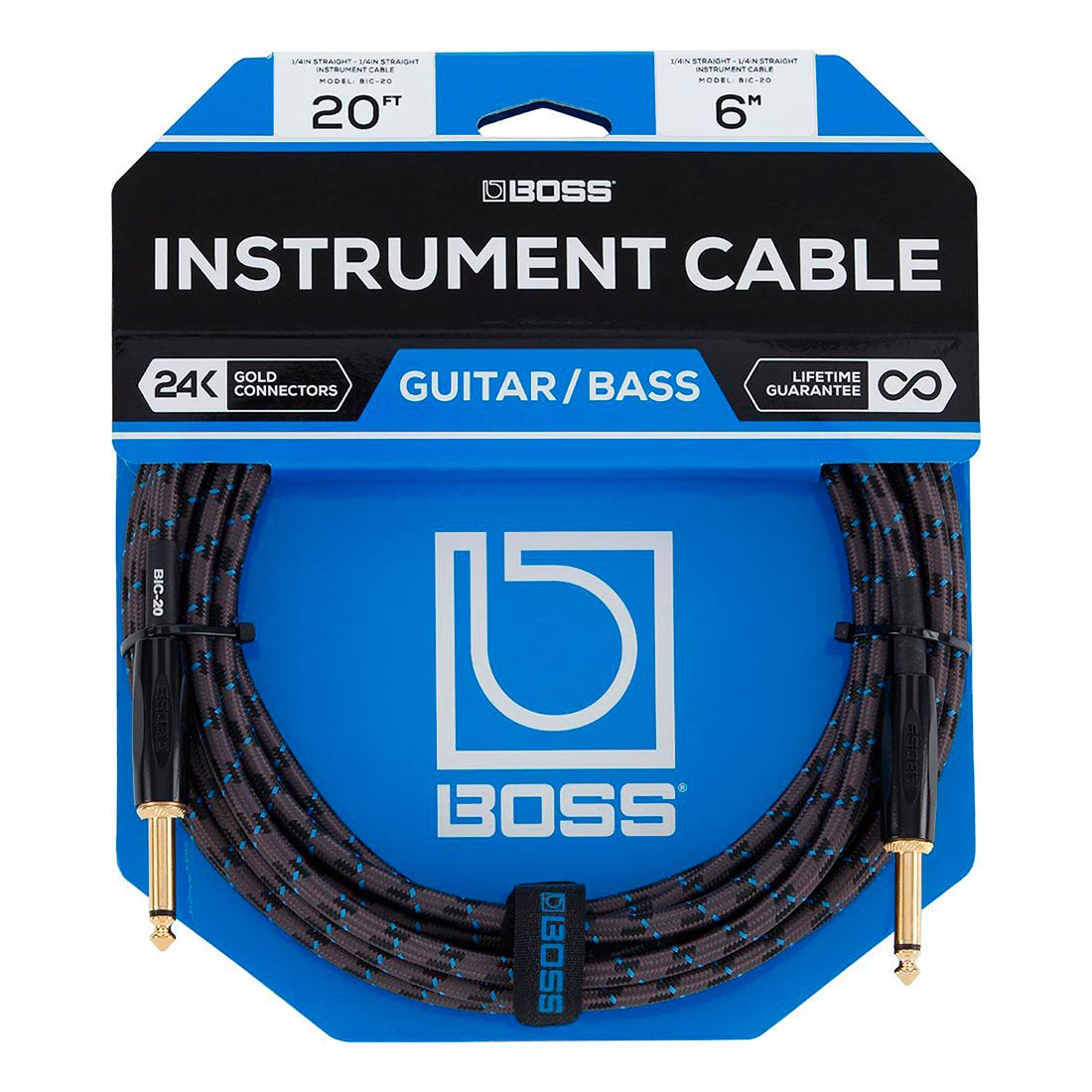 Cable jack para instrumento Boss BIC-20