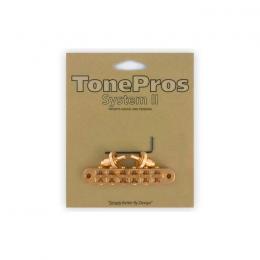 Puente Tuneomatic cromado TonePros T3BP Tuneomatic Gold