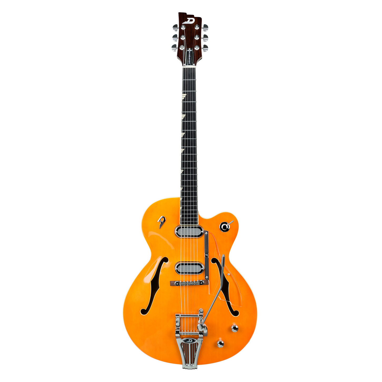 Guitarra eléctrica hueca Duesenberg Gran Royale Vintage Orange