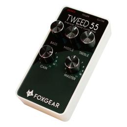 Pedal preamplificador para guitarra y bajo Foxgear Tweed 55