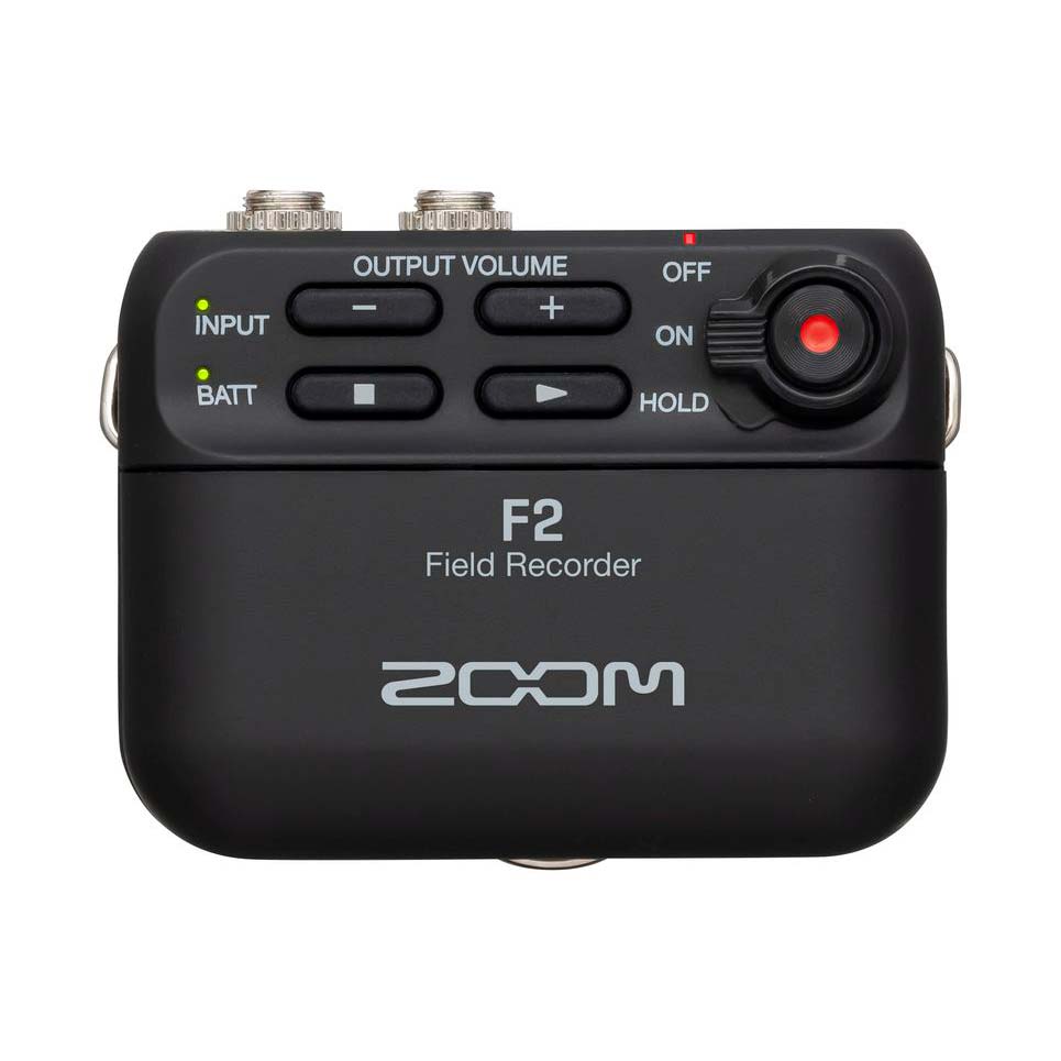 Grabador digital portatil con micrófono Zoom F2 Black