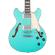 Guitarra semihollow D´Angelico Deluxe Mini DC LE Matte Surf Green