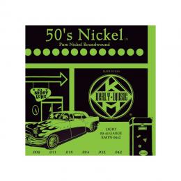 Juego cuerdas guitarra eléctrica Kerly Music 50s Nickel KMPN-0942