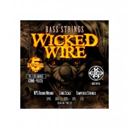 Juego cuerdas bajo cinco cuerdas Kerly Music Wicked Wire Bass 5 KXWB-45135
