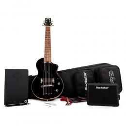Guitarra eléctrica de viaje con accesorios Blackstar Carry-On Deluxe Pack BLK