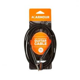Cable para guitarra jack Armour GW10B Tela Negro 3m