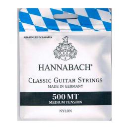 Juego de cuerdas guitarra española Hannabach 500MT Medium Tension