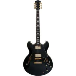 Guitarra eléctrica tipo 335 Sire Larry Carlton H7 BLK