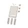 Juego de accesorios Fender Accessory Kit Stratocaster White