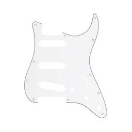 Golpeador guitarra eléctrica Fender Strat Pickguard SSS Std WH