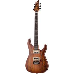 Guitarra eléctrica Schecter C-1 Exotic Spalted Maple SNVB