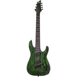 Guitarra multiescala de 7 cuerdas Schecter C-7 Multiscale Silver Mountain TXV