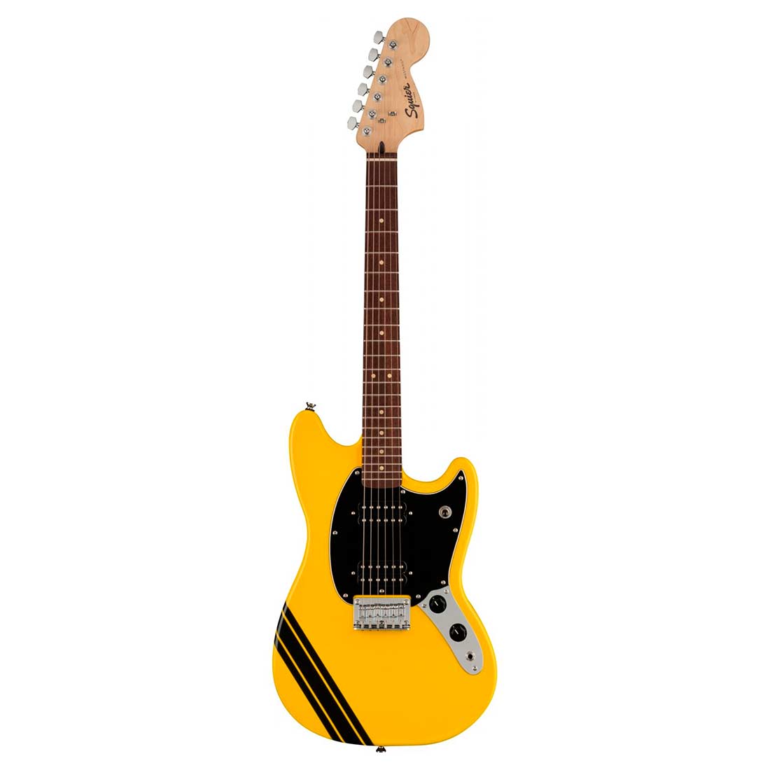 Comprar guitarra eléctrica Squier FSR Bullet Competition Mustang HH LRL Graffiti Yellow