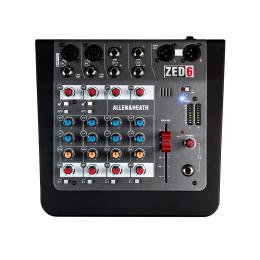 Mezclador analógico de 6 canales Allen & Heath ZED-6
