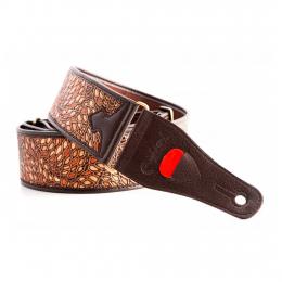 Comprar correa guitarra bajo artesana Righton Straps Talisman Alien Brown