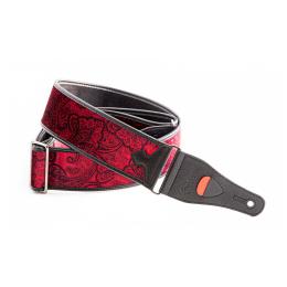 Comprar correa guitarra bajo artesana Righton Straps Talisman T-Paisley Velvet Red