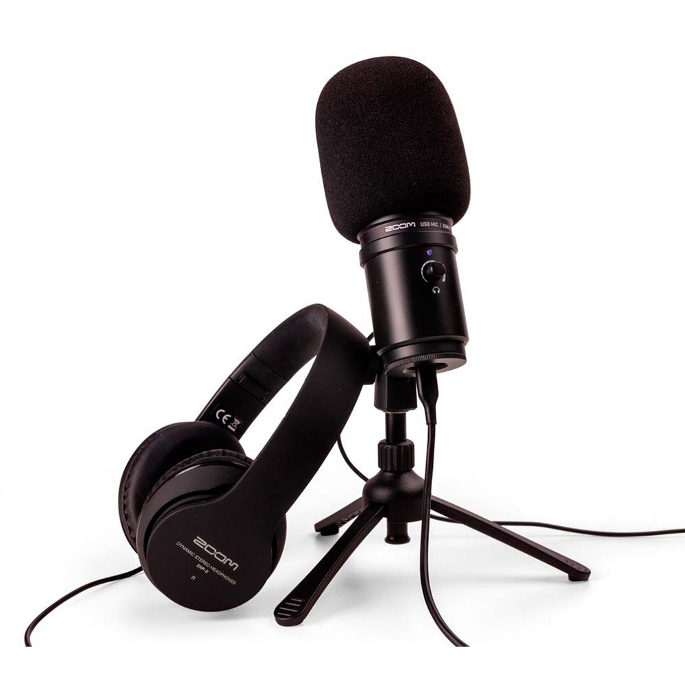 Comprar micrófono USB de condensador con accesorios Zoom ZUM-2 Podcast Mic Pack