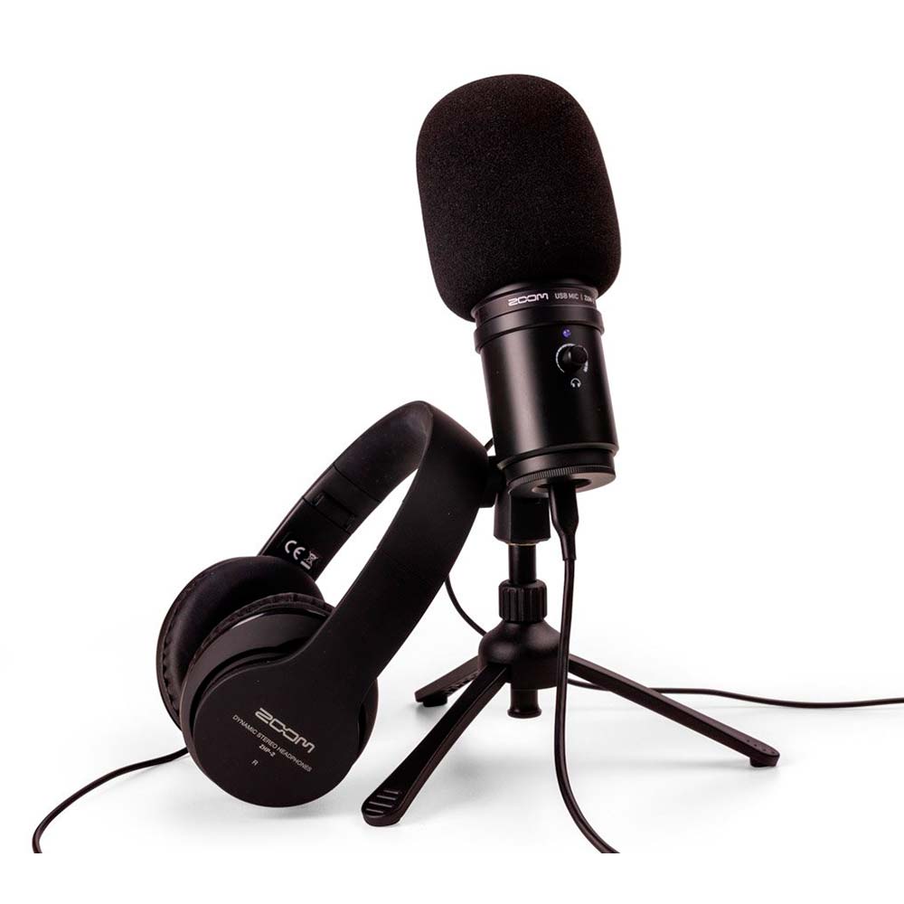 ▷ Zoom ZUM-2 Podcast Mic Pack - Micrófono USB con accesorios