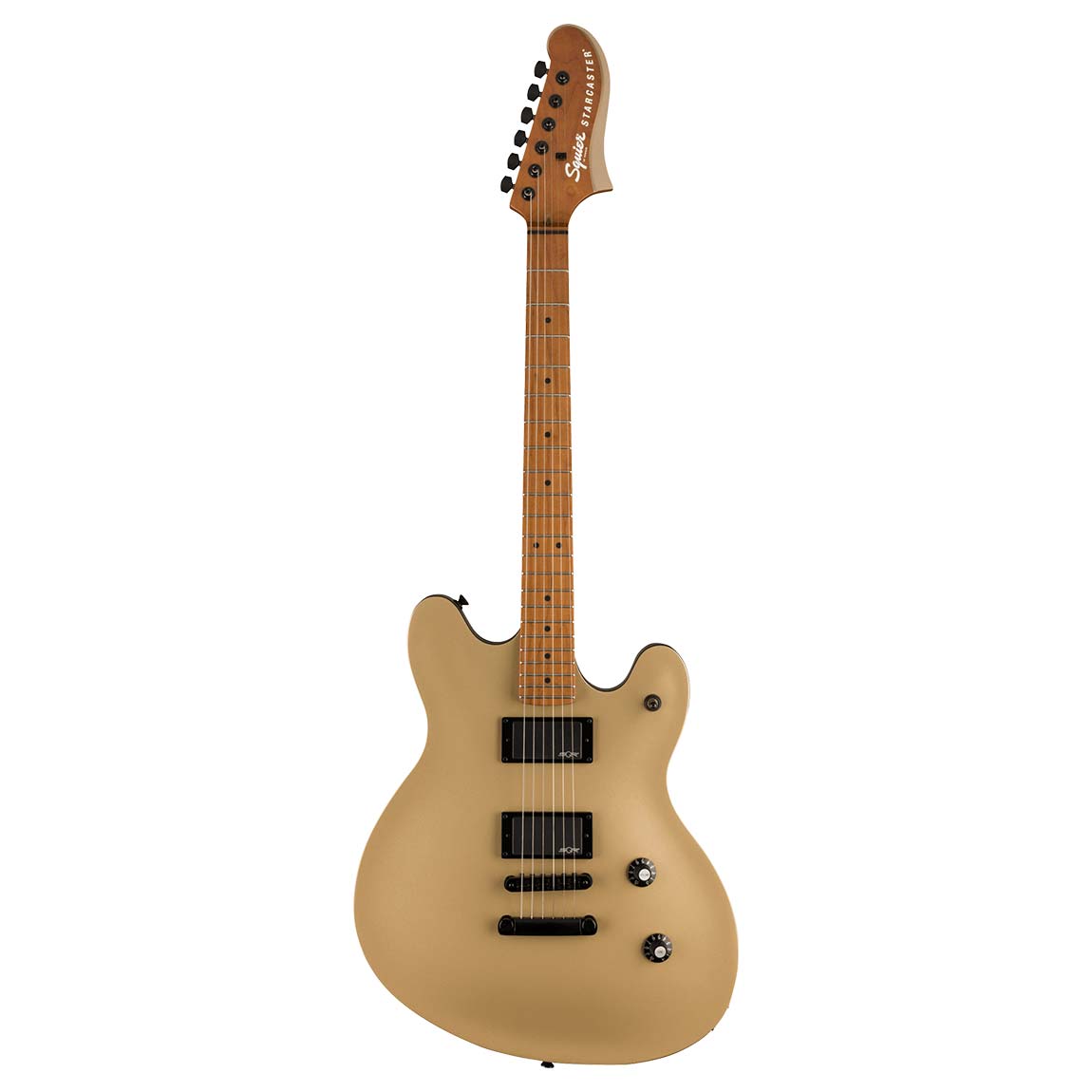 Guitarra semihueca Squier Contemporary Active Starcaster RMN Shoreline Gold