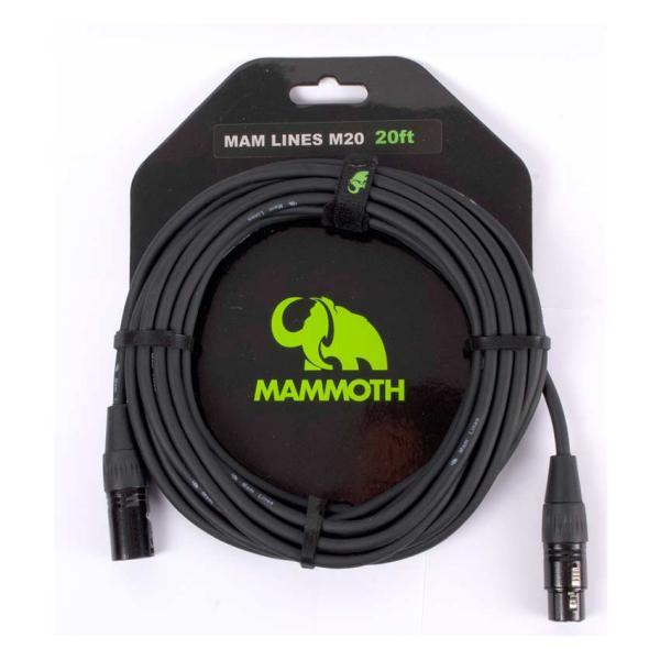 Mammoth MAM-LINES-M20 Premium Mic Cable 6M