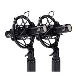 Micrófonos de condensador Warm Audio WA-84-C Black Stereo Set