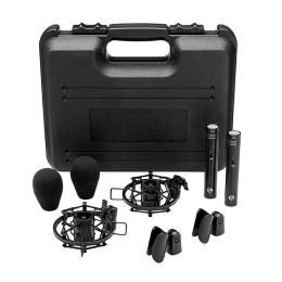 Micrófonos de condensador Warm Audio WA-84-C Black Stereo Set