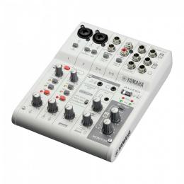 Interface audio con mezclador Yamaha AG06 MK2 WH