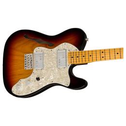 Fender American Vintage II 1972 Telecaster Thinline MN 3 Color Sunburst