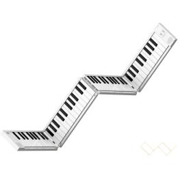 Teclado plegable portátil Carry On Piano 88 White