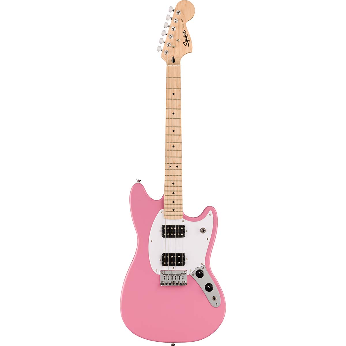 Comprar guitarra escala corta Squier Sonic Mustang HH MN Flash Pink