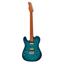 Guitarra eléctrica tipo Tele para zurdos Sire Larry Carlton T7 FM TBL Lefthand